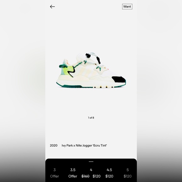 *SOLD*🔥Adidas Ivy Park x Nite Jogger ('Ecru Tint'), Youth SZ 4.5/Women’s 6: $85 - Picture 13 of 13